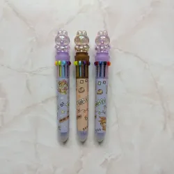 ✨ Lapiceros de 10 colores (Ositos transparentes)✨