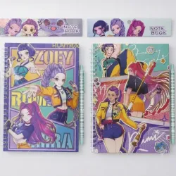 Libretas con lapiceros