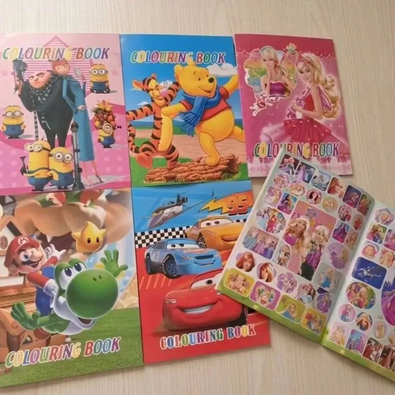 Libro de colorear con calcomanías 🔖✨