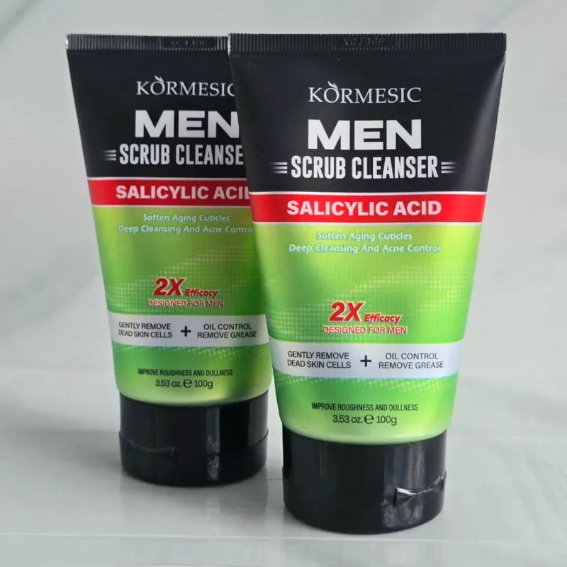 Limpiador exfoliante de Ácido Salícilico. (Para uso masculino)