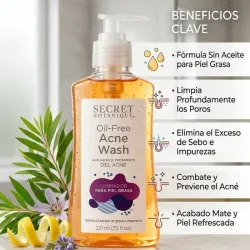 LIMPIADOR FACIAL CONTROL ACNE PARA PIEL GRASA 221ml