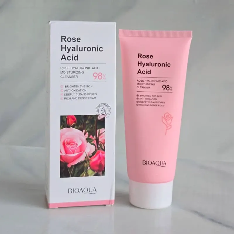 Limpiador Facial de Rosa y Ácido Hialurónico🌹