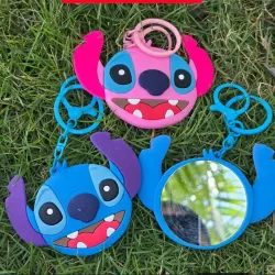 Llavero de Stitch con espejo 🪞 🔖✨