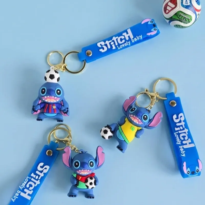 Llaveros Stitch Fútbol ⚽️ 🔖✨