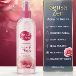 Loción humectante Sensa Zen de agua de rosas 🌹