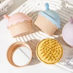 Masajeador Capilar 3 en 1 en Forma de Heladito 🍦
