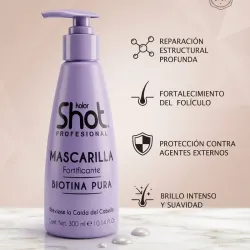 Mascarilla Anticaída Biotina Pura con Enjuague Kolor Shot