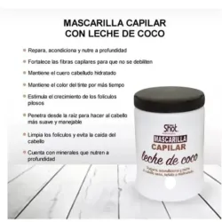MASCARILLA CAPILAR CON LECHE DE COCO 500ML
