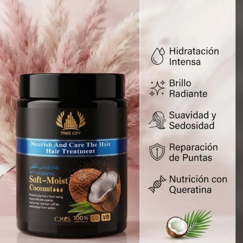 Mascarilla Capilar de Coco para el.Cabello 🥥1kg