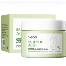 Mascarilla de algodón Sadoer con ácido salicílico