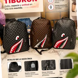 Mochila Tiburón  🔖✨
