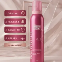 Mousse Aqua Net para rizos perfectos