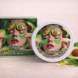 Parches para ojos CQK con aguacate 🥑 Formato: 30 pares 🔖✨