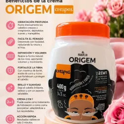 PEINADORA Y TRATAMIENTO Cremas origem 400g  🔖✨