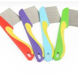 Peines de dientes largos para piojos y liendres