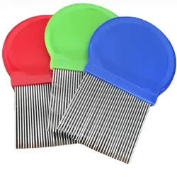 Peineta de dientes largos para piojos y liendres