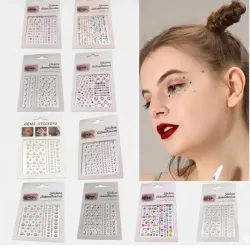 Perlas adhesivas para el cabello y maquillaje😍🪄✨