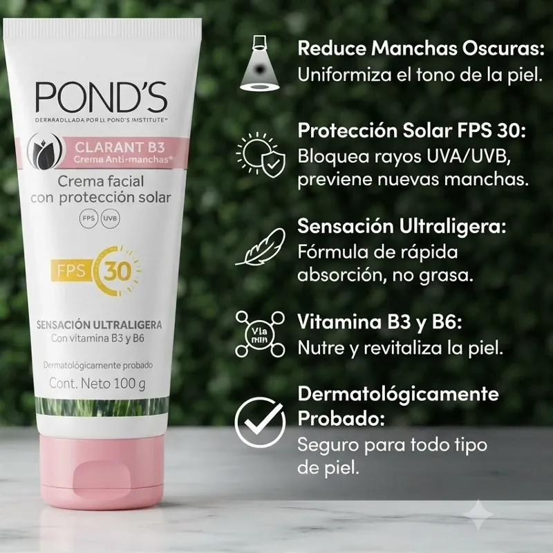🩷 Pond's Clarant B3 Crema Anti-Manchas