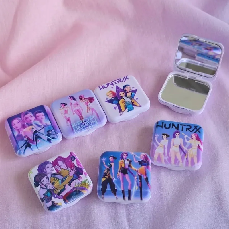 PopSockets con Compartimento de Doble Espejo Guerreras Kpop👑