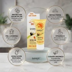 Protector solar facial de Baba de Caracol 🐌