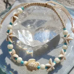 Pulsera con Accesorios 🐚☀️