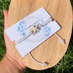 Pulsera playera tejida