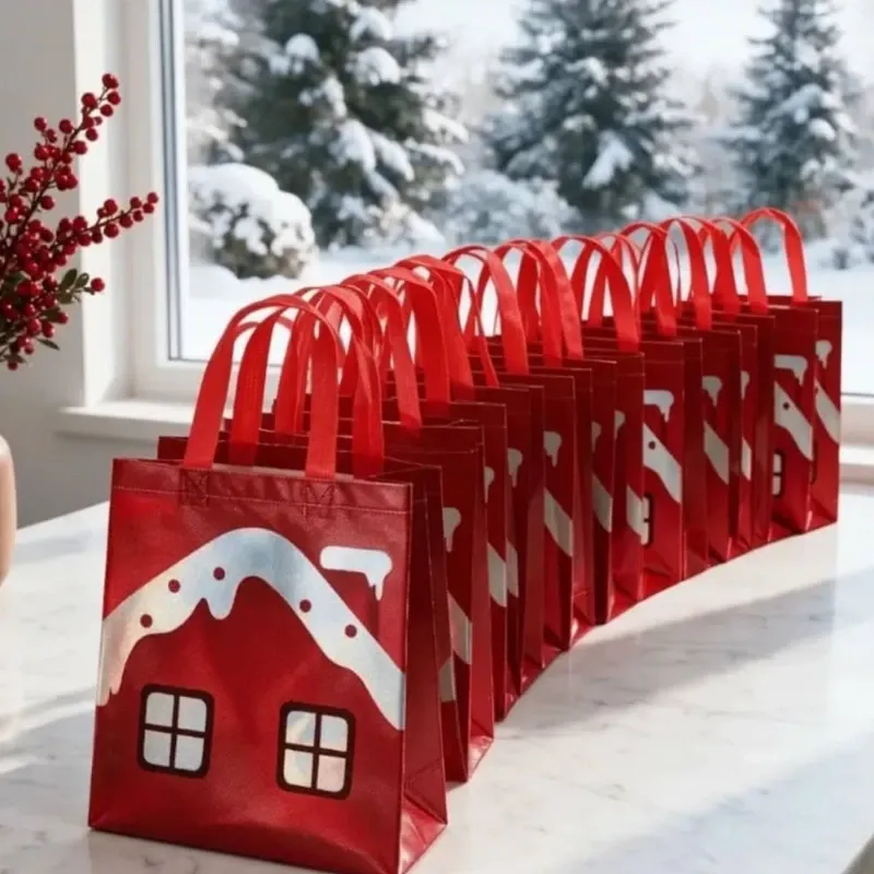 Regalo Navideñas Ecológicas de Casita de Jengibre/Papá Noel