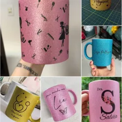 Se hacen jarras personalizadas  Glitter  ❤️🎁