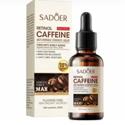 Serum Sadoer con retinol y cafeína