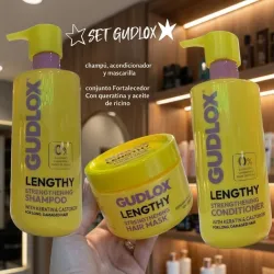 Set de Cuidado Capilar de Keratina y Aceite de Ricino