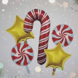 Set de globos navideño