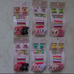 Set de hebillas de estrellas, felpas y pellizcos