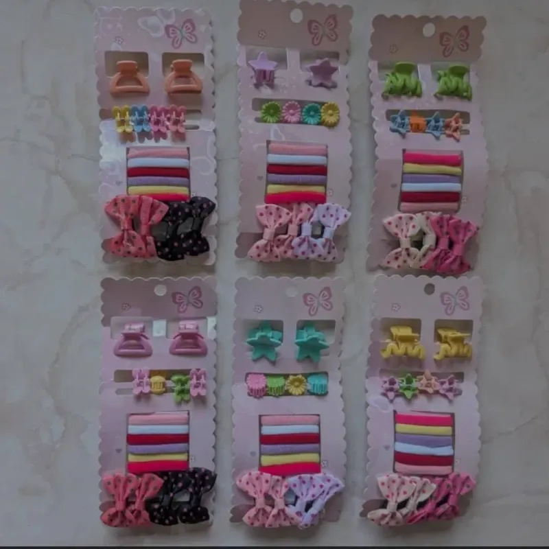 Set de hebillas de estrellas, felpas y pellizcos