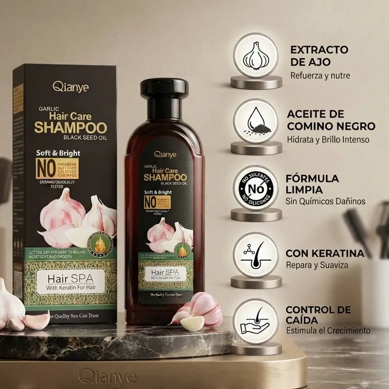 Shampo de Ajo Sin Sal 420g