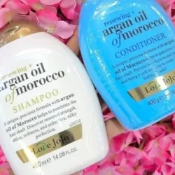 Shampo y Acondicionador de Aceite de Argán de Marruecos Sin Sal 400ml