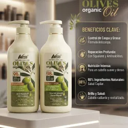 Shampo y Acondicionador Oliva 750ml🫒