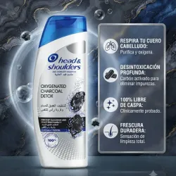 ✨Shampoo anticaspa y de limpieza profunda con carbón.