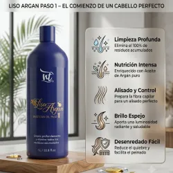 Shampoo Antiresiduos Aceite Argan