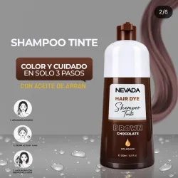 Shampoo de Tinte  Chocolate🤎🤎🤎 Nevada 16 oz