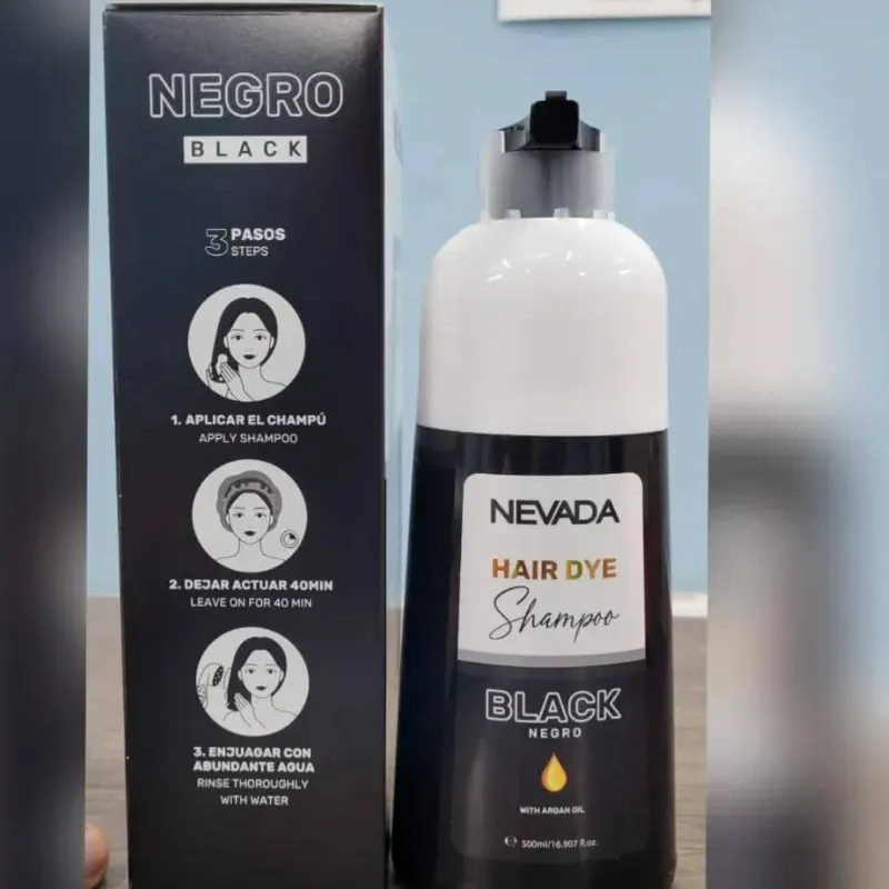 Shampoo de Tinte Negro Nevada 16 oz🖤
