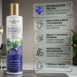 Shampoo  Matizador Mora Azul