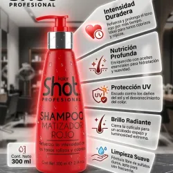 Shampoo Matizador  Rojo❤️