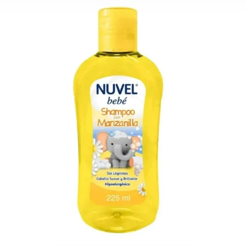 Shampoo Nuvel con manzanilla para bebé