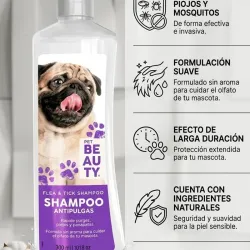 Shampoo Pet Beauty antipulgas para mascotas 🐶🐱