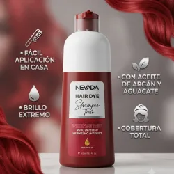 Shampoo Tinte Nevada Rojo intenso ❤️❤️