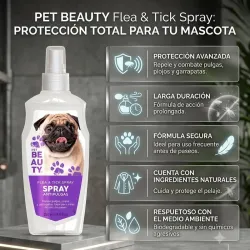 Spray Pet Beauty antipulgas para mascotas 🐶🐱