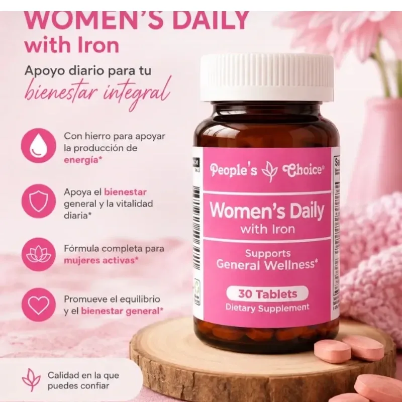 Suplemento Diario con Hierro para Mujeres