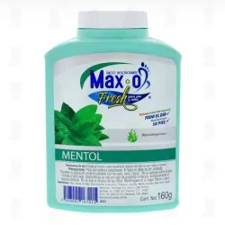 Talco Desodorante Max-O Fresh para pies y axilas aroma a mentol