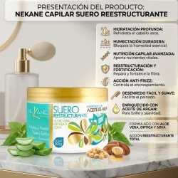 Tratamiento suero reestructurante con extractos de argán y aloe vera Nekane