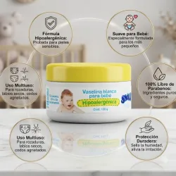 Vaselina blanca Smudy´s para bebé